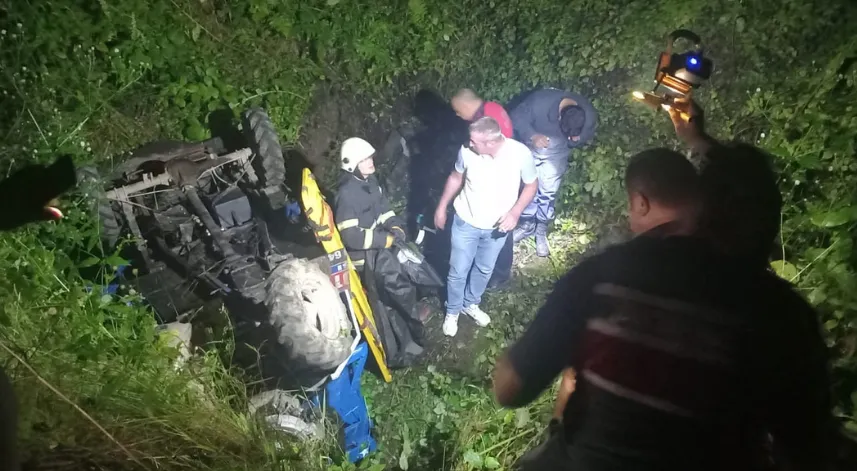 Ordu’da patpat uçurumdan yuvarlandı: 1 ölü, 1 yaralı