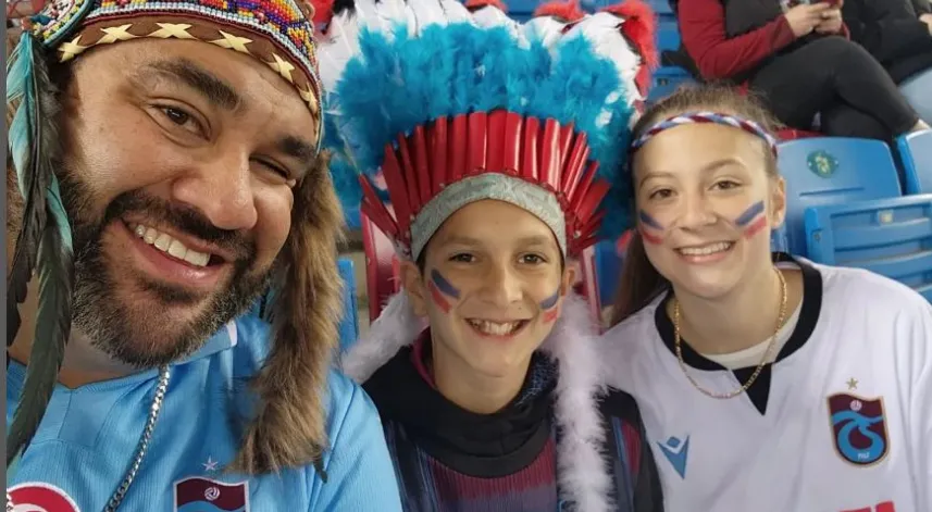 Trabzon- Kızılderili ailenin Trabzonspor tutkusu 