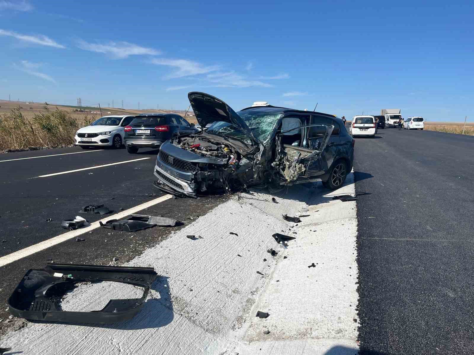 Çorlu’da zincirleme kaza: 6 yaralı