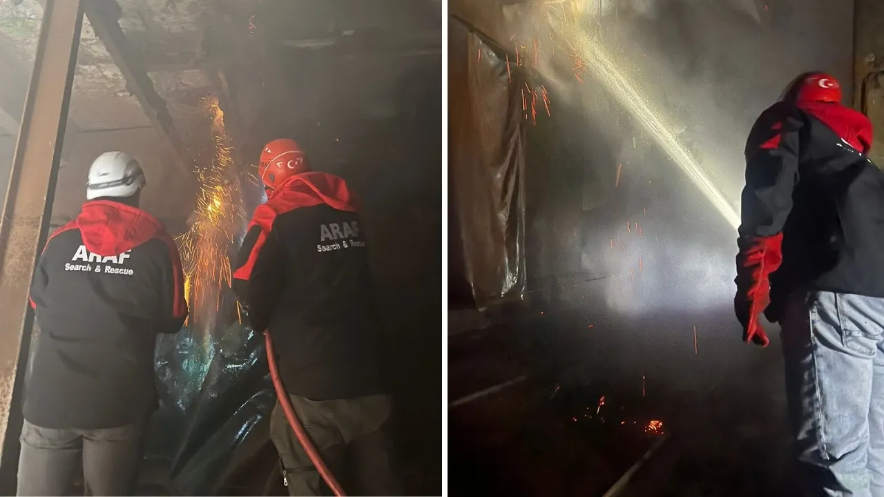 Ardeşen’de Çay Fabrikasında Yangın: Üretim Durduruldu