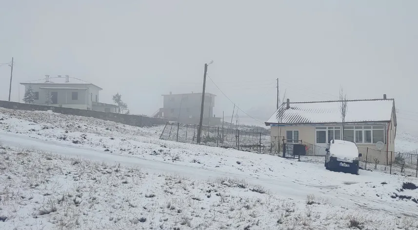 Doğu Karadeniz'in yüksek kesimleri beyaza büründü