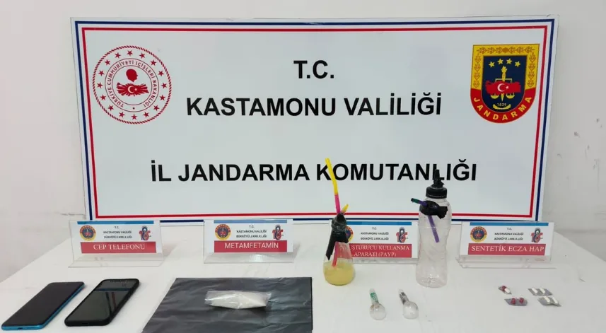 Kastamonu'da uyuşturucu operasyonu: 2 gözaltı