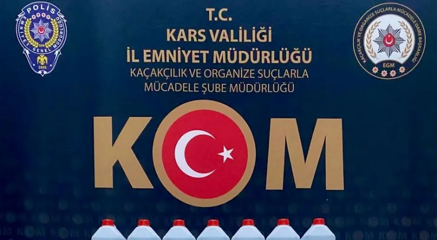 Kars’ta sahte içki operasyonu