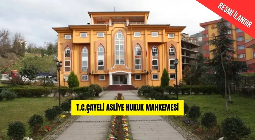 PAZAR 3. ASLİYE HUKUK MAHKEMESİ HAKİMLİĞİ	