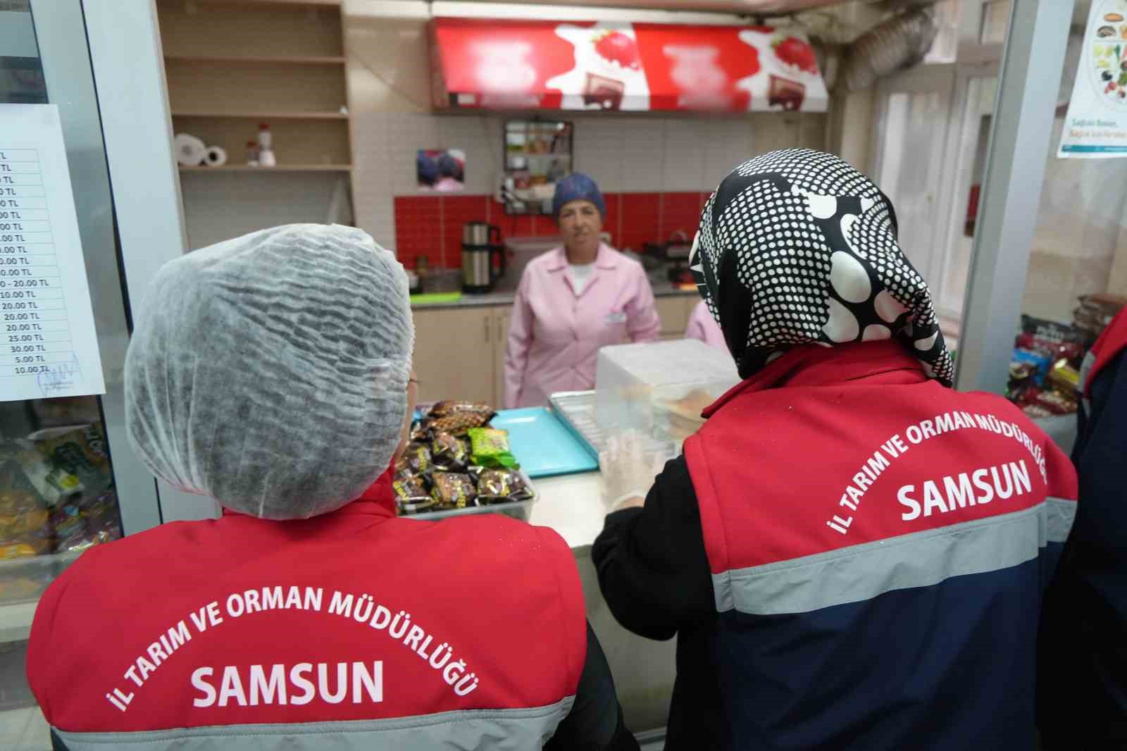 Samsun’da okul kantin ve yemekhaneleri denetlendi