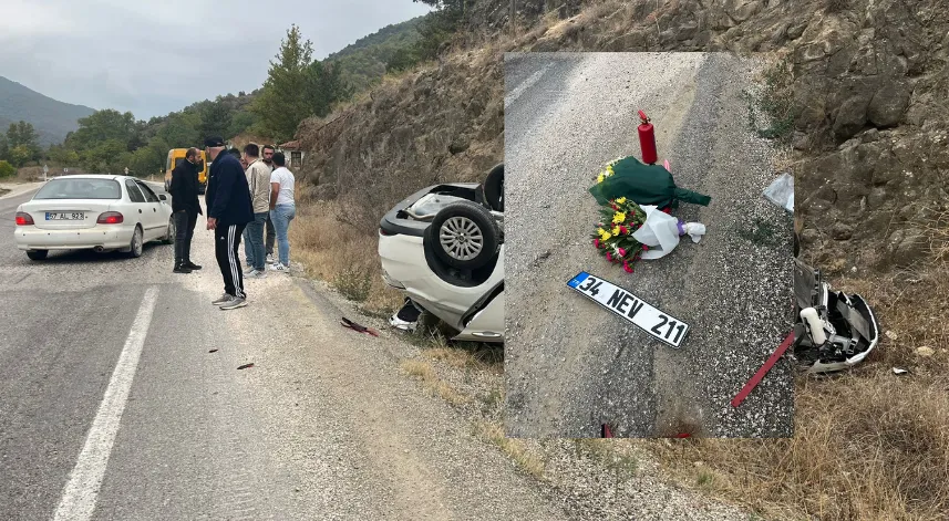 Nişanlısını görmeye giderken ölümden döndü