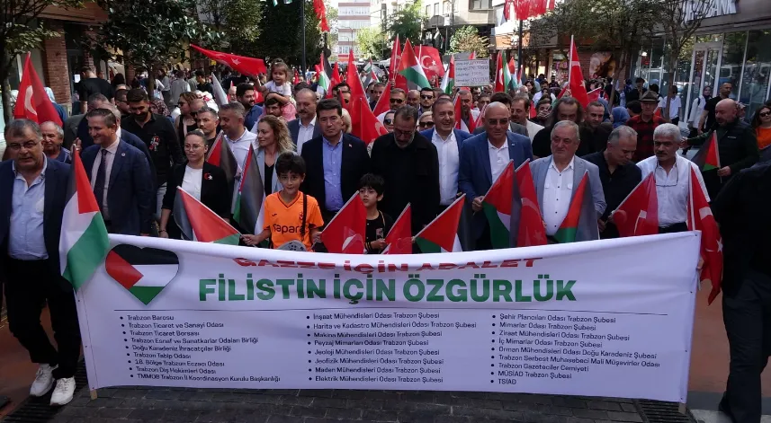 Trabzon’da 'Gazze Yürüyüşü
