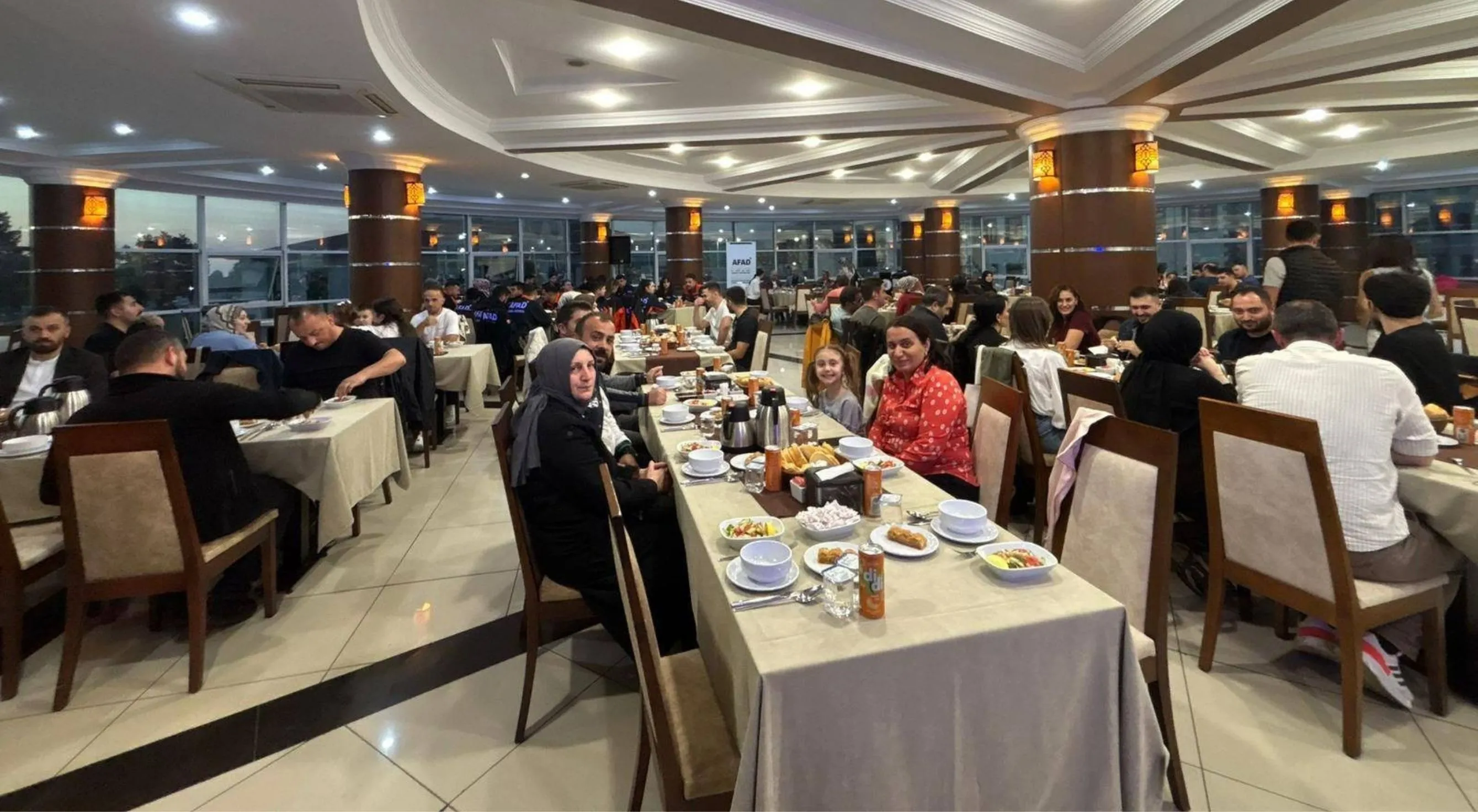 Rize'de AFAD personelleri için teşekkür yemeği tertip edildi