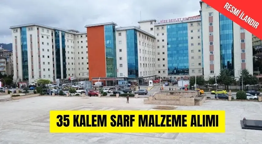 35 KALEM SARF MALZEME ALIMI