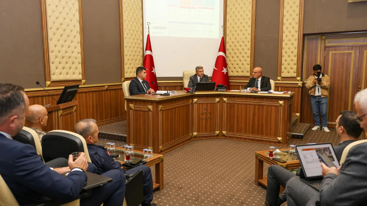 Artvin'de il koordinasyon kurulu toplantısı yapıldı