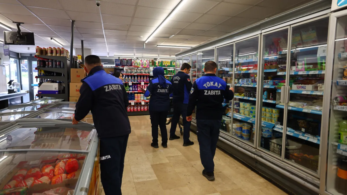 Tokat’ta market ve kasaplarda kapsamlı denetim