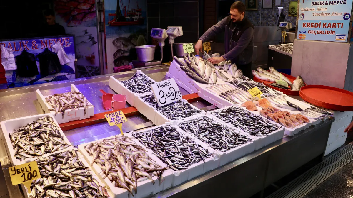 Trabzon'da hamsinin kilogramı 75 liradan satılıyor