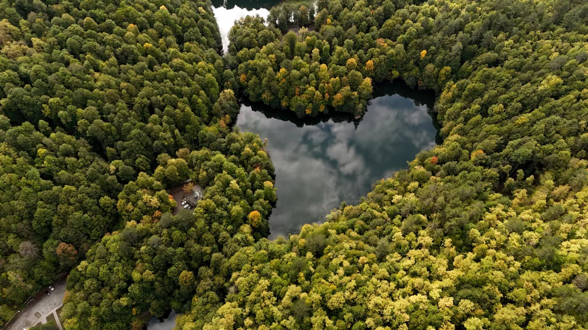 Yedigöller Milli Parkı'nda sonbahar güzelliği