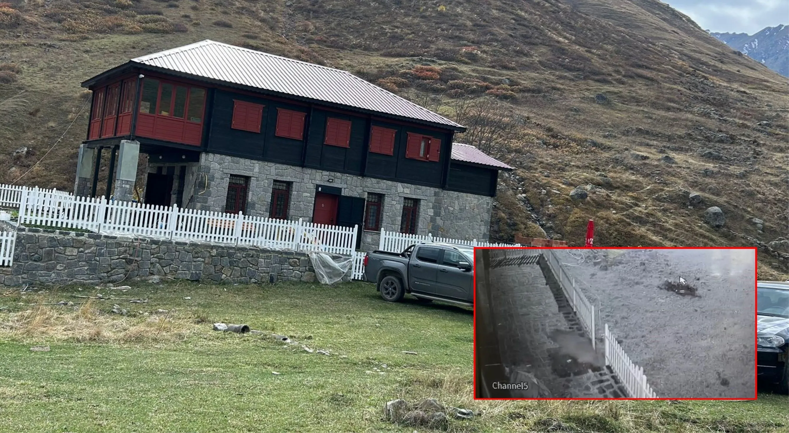 Rize’de evin kapısını zorlayan şüpheli yakaladı: Hırsız değil, aç ayıymış!