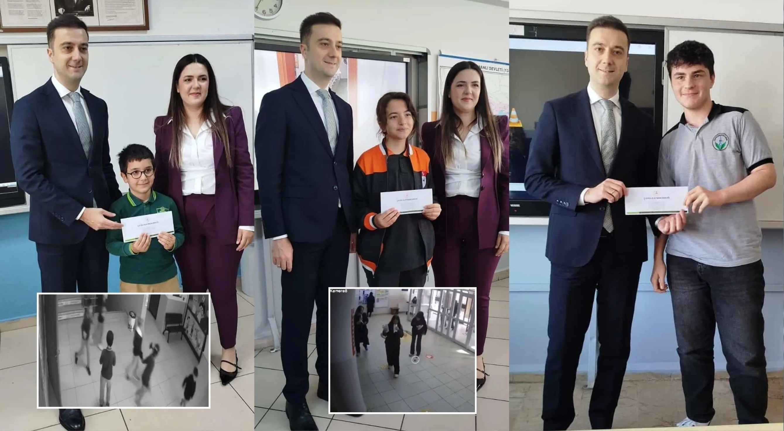 Çayeli'nde duyarlı öğrenciler ödüllendirildi