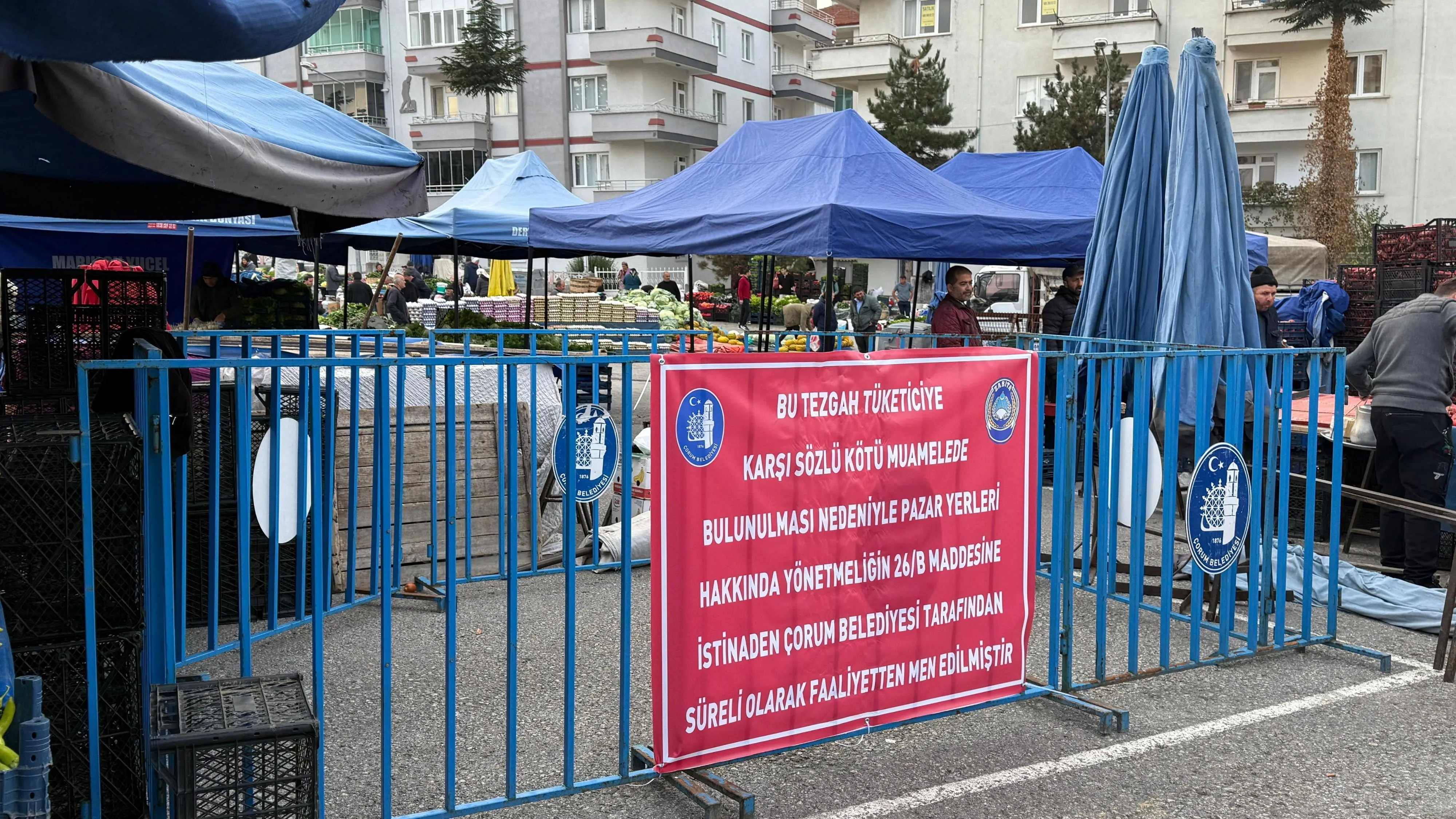 Çorum'da müşteriye 