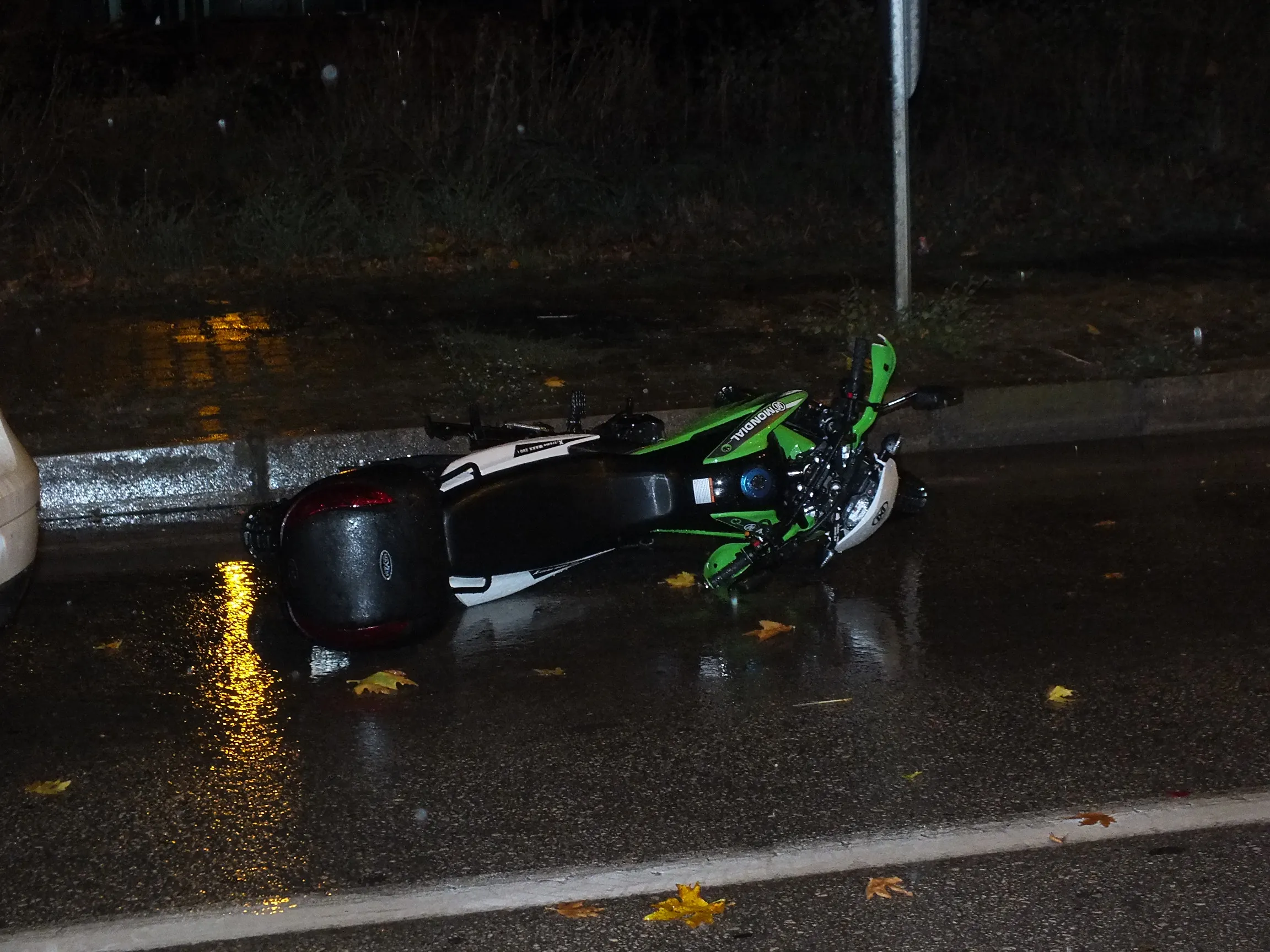 Tokat'ta devrilen motosikletin sürücüsü öldü