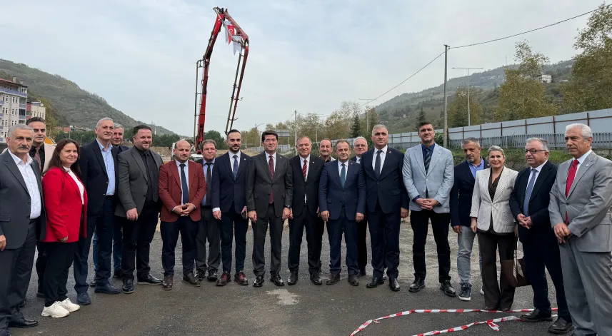 Trabzon'da Çağlayan Mahallesi Kentsel Dönüşüm Projesi'nin temeli atıldı