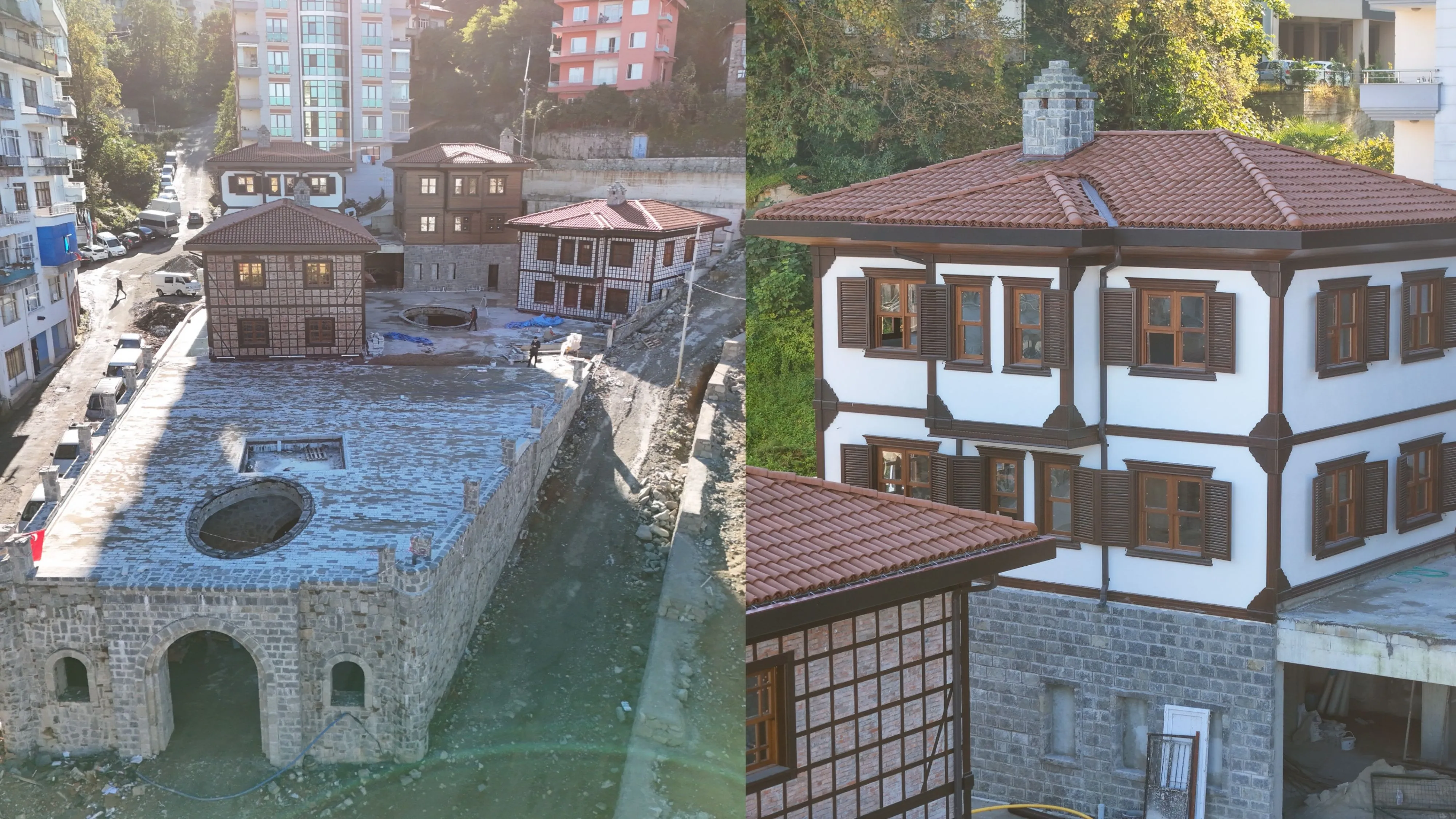 Rize'de Kültür Çarşısı yükseliyor