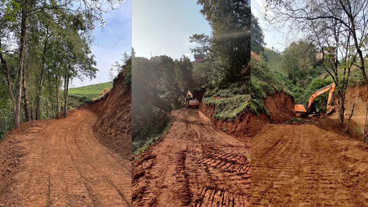 İyidere’de yeni yol çalışmaları tamamlandı