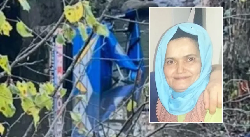 Tekerleği kopan tarım aracı dereye düştü: 1 ölü, 1 yaralı