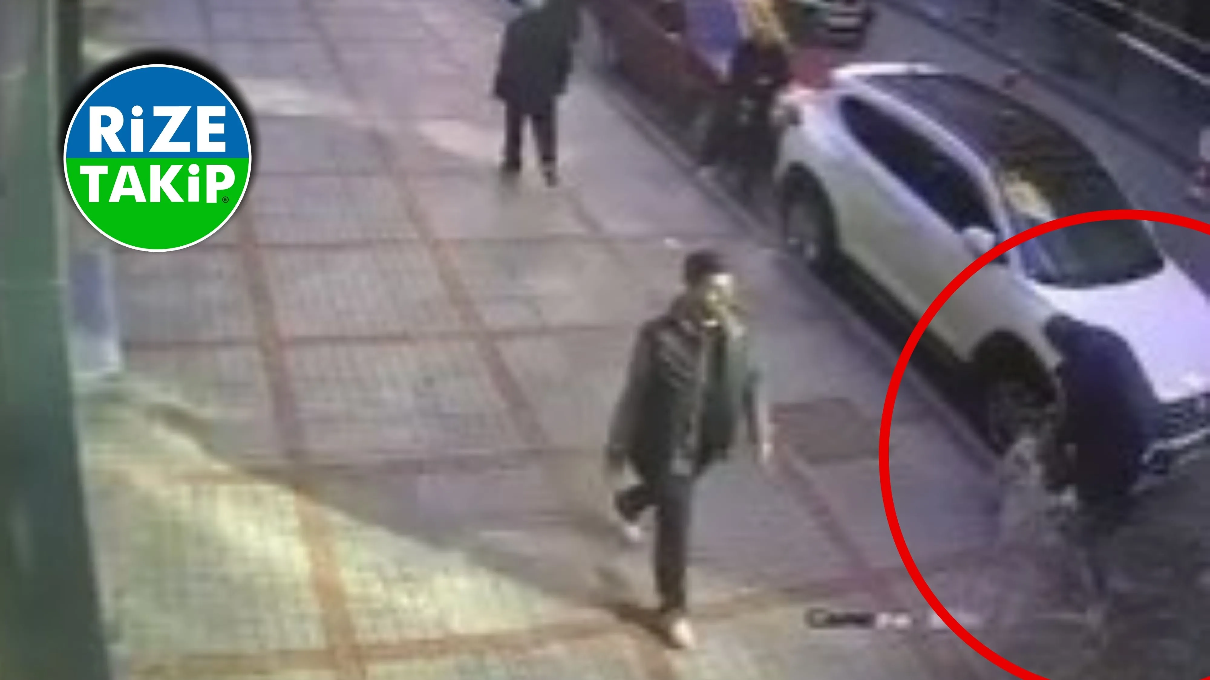 Rize'de hırsızlık anı kameraya yansıdı