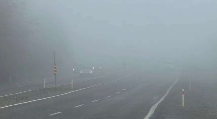 Bartın'da sis etkili oldu