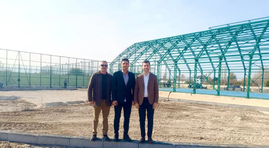 Türkiye Tenis Federasyonu’ndan Erbaa’daki tesise ziyaret