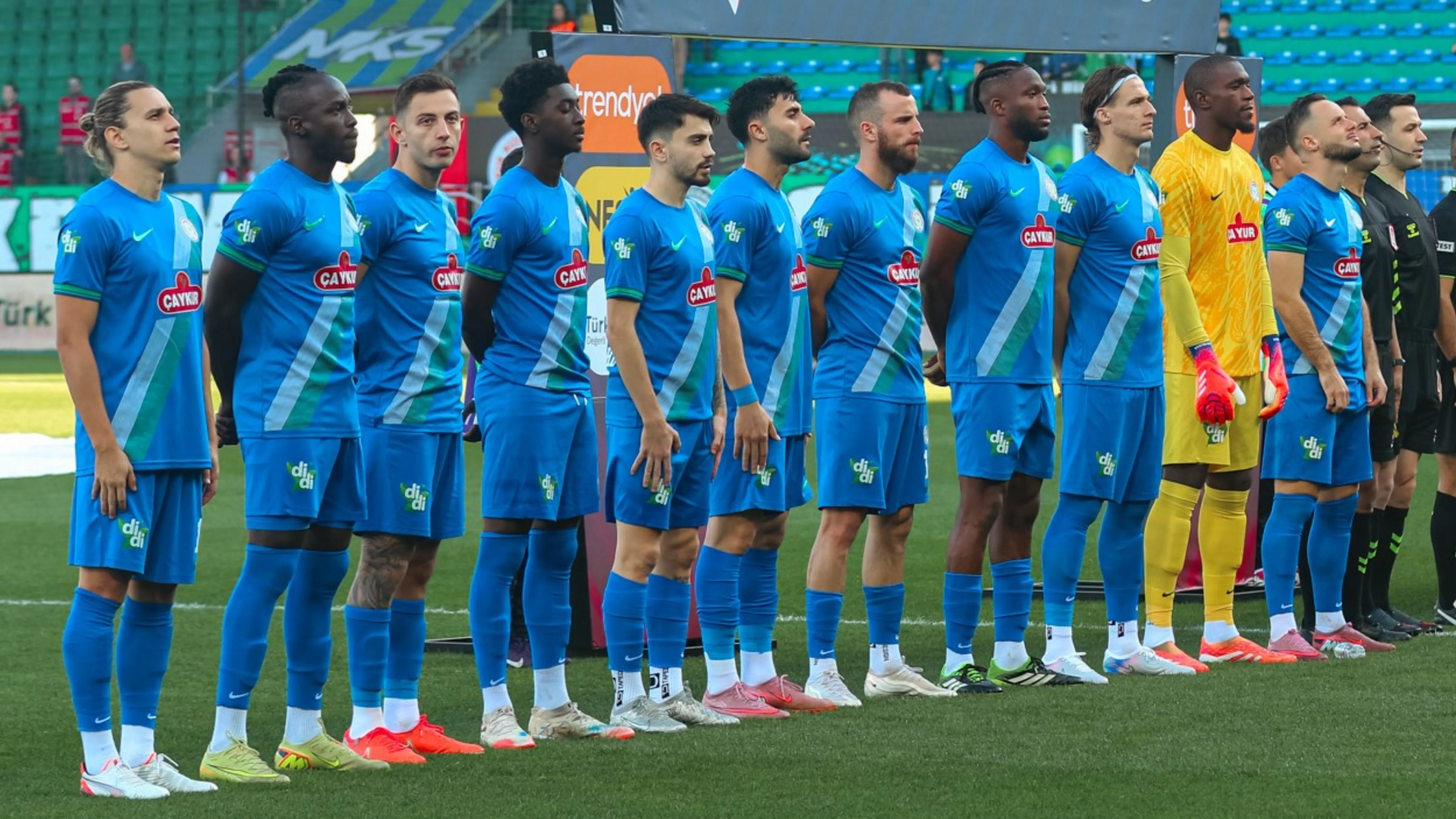 Çaykur Rizespor-Pendikspor maçının ilk 11'i belli oldu