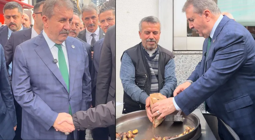 Büyük Birlik Partisi Genel Başkanı Mustafa Destici Rize’de Esnaf Turunda