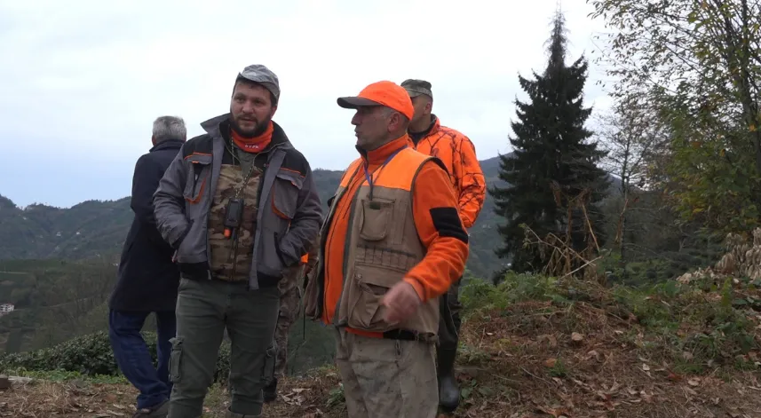 Rize'de ayı için sürek avı başlatıldı