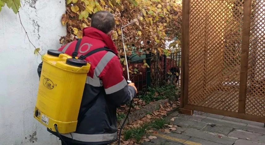 Ordu’da haşerelere karşı kışlak çalışması