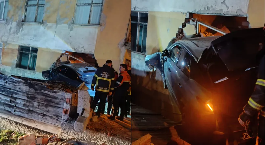 Kontrolden çıkan cip eve girdi: 1 yaralı