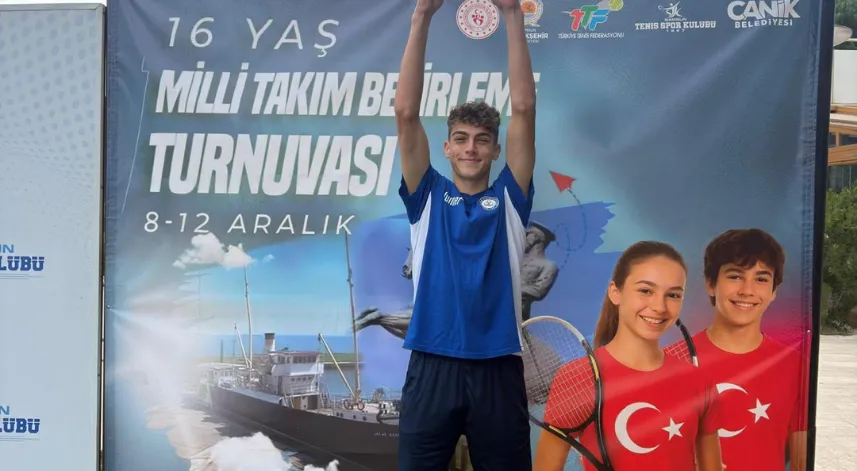 Samsunlu tenisçi Kuzey Kerem Bayrak Milli Takım’da