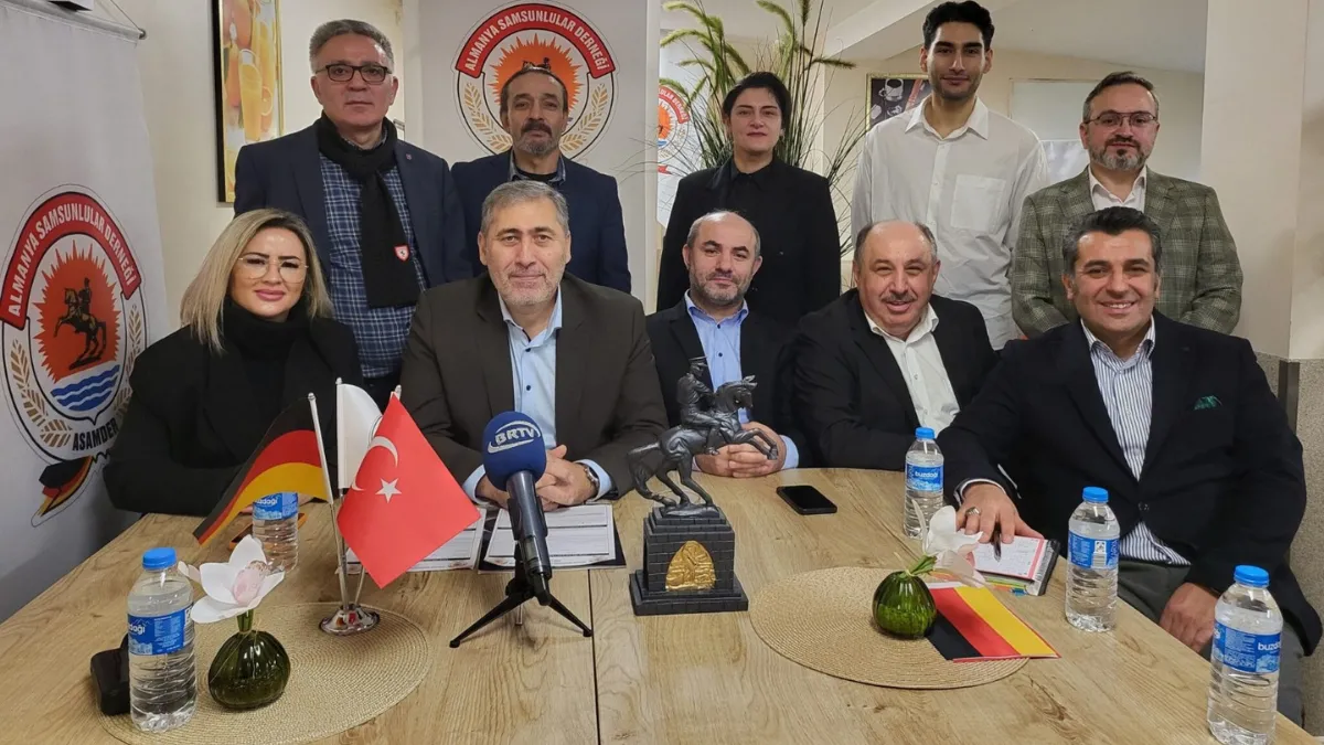 Samsunlular Almanya’da tek çatı altında buluştu