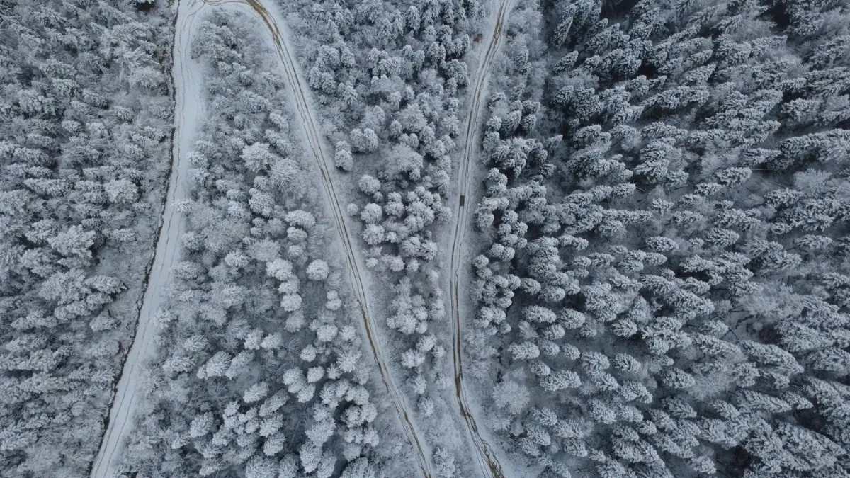 Karabük’ün yüksek kesimlerinde kar yağışı etkili oldu