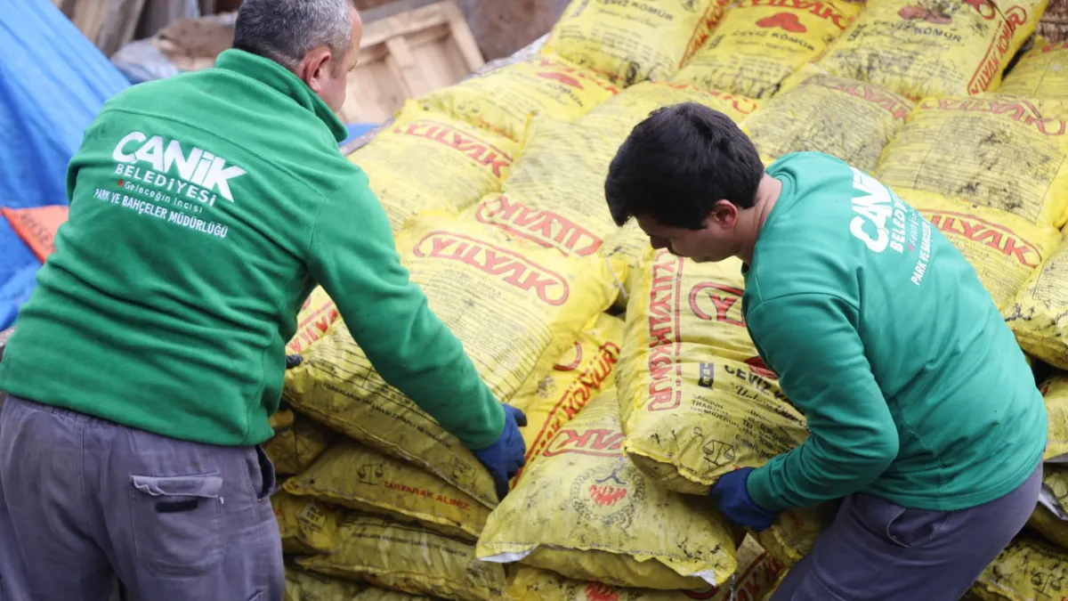 Canik Belediyesi'nden ısınma desteği