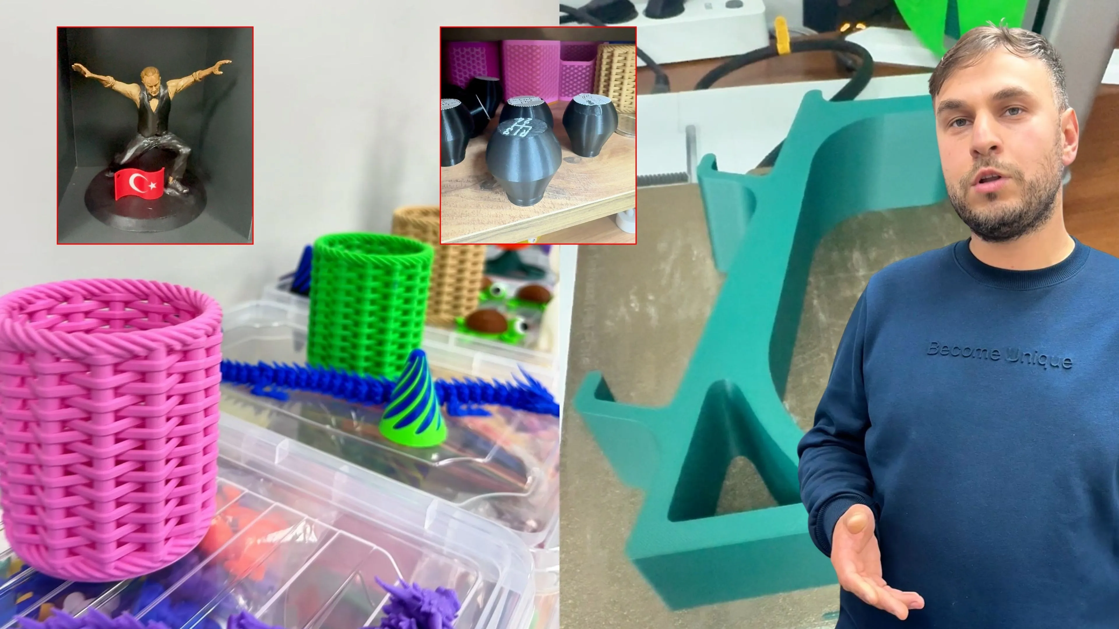 Rize’de 3D baskı ve plastik üretim hizmeti sürüyor