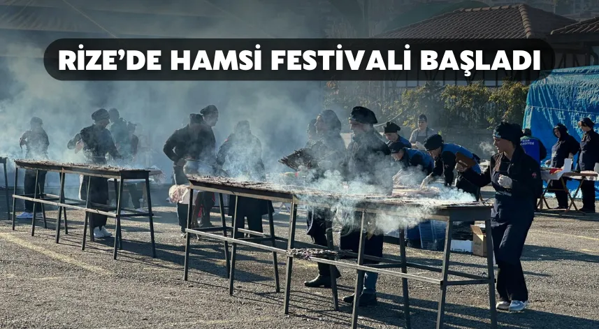 Rize’de Hamsi Festivali Başladı