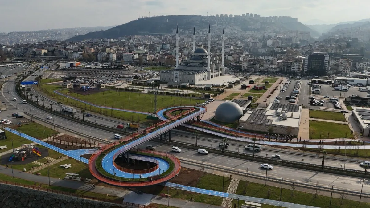 Trabzon'da ekolojik köprü tamamlandı