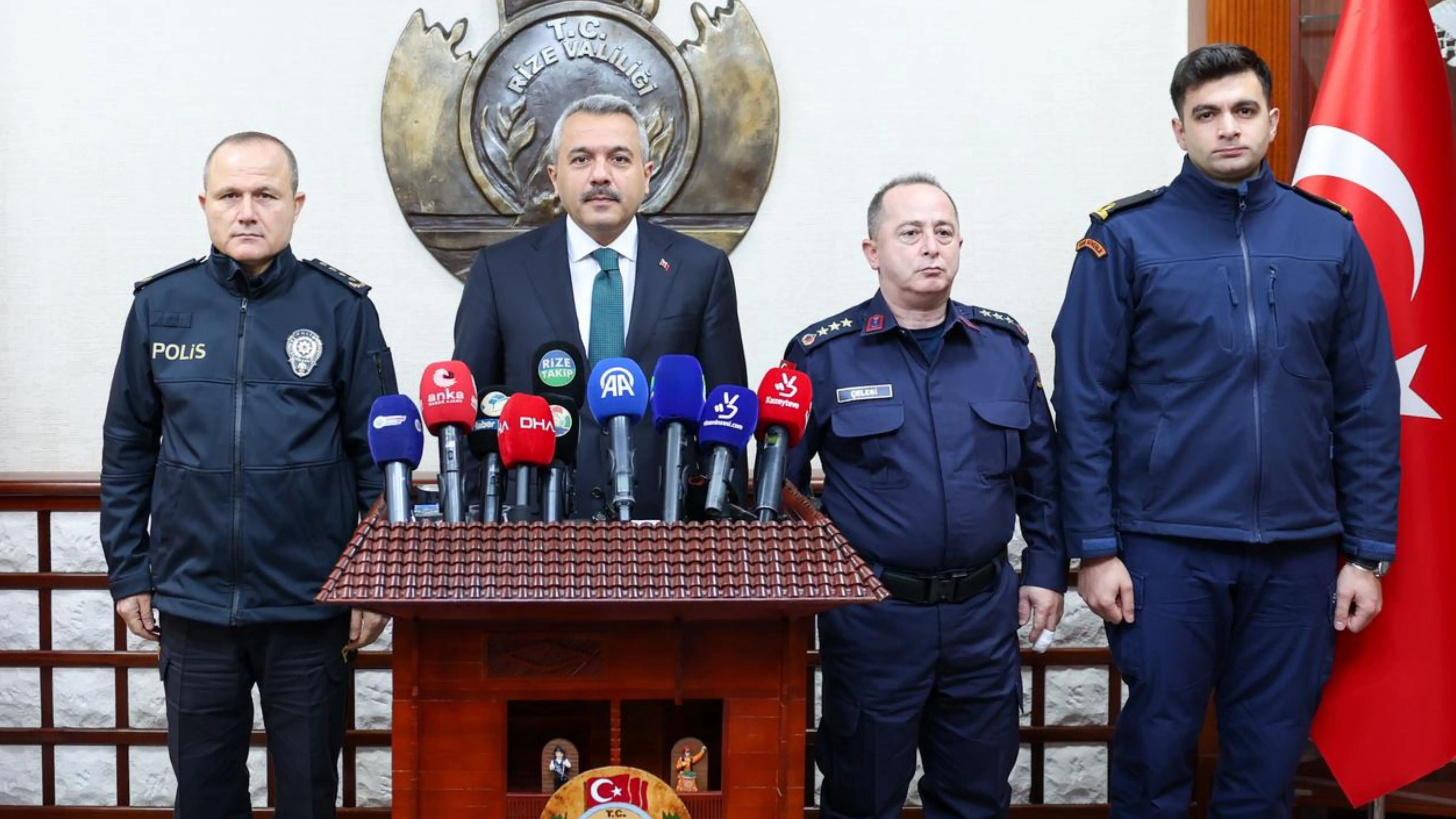 Rize’de güvenlik ve asayişte dikkat çeken düşüş: 2025 verileri açıklandı