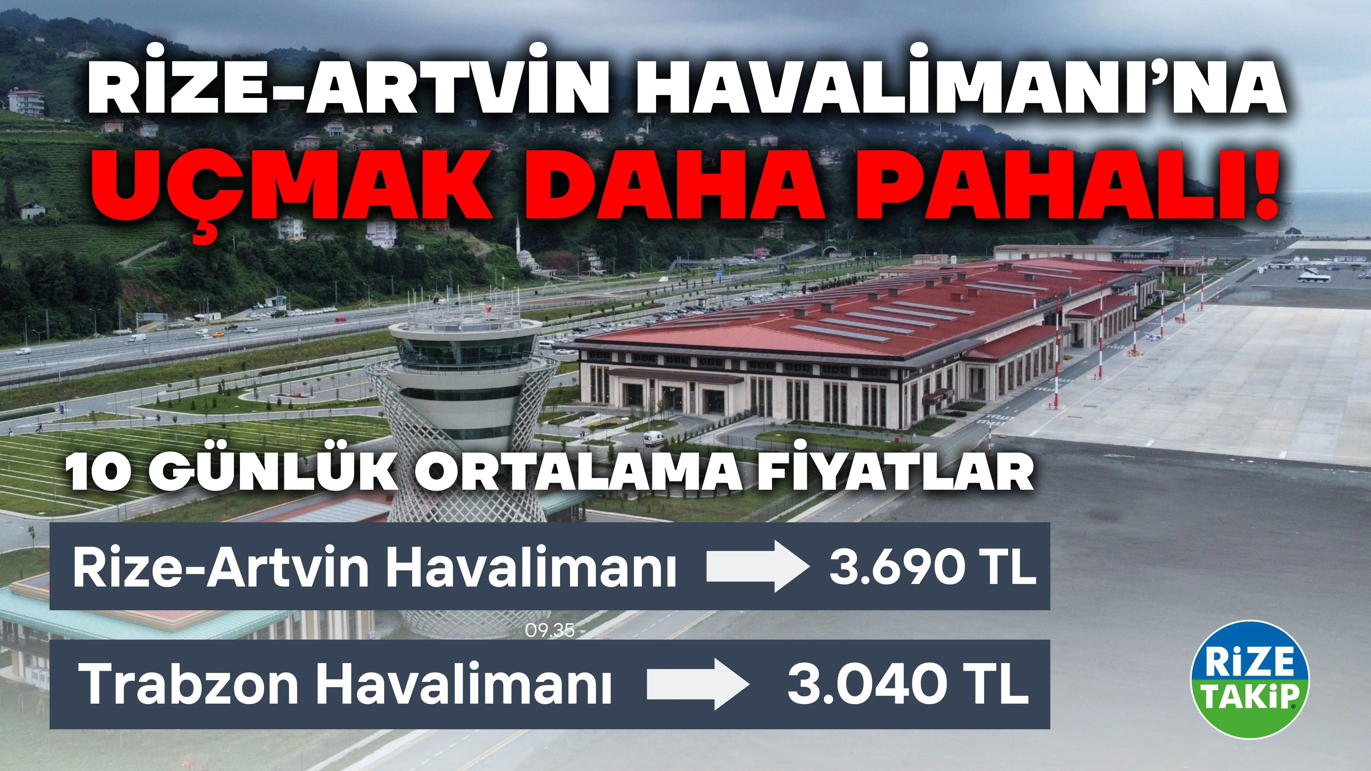 Açıklamalarla rakamlar örtüşmüyor: Rize-Artvin Havalimanı’na uçmak daha pahalı