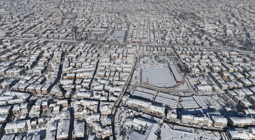 Kar yağışı durdu, Bolu dondu