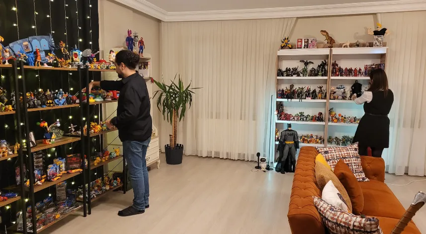Oyuncak meraklısı çift, 3D yazıcıyla koleksiyonlarını büyütüyor