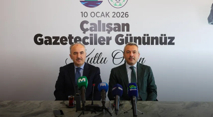 Rize’de Vali Baydaş ve Başkan Metin’den Basınla Buluşma