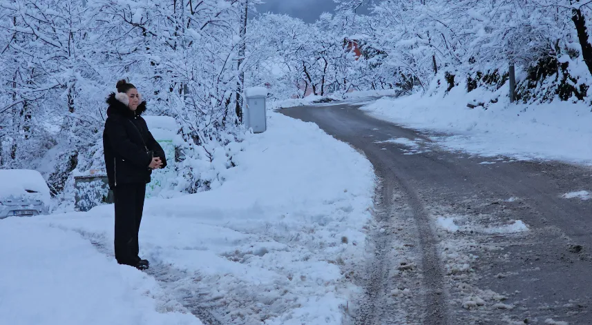 Zonguldak kar altında; 133 köy yolu kapalı