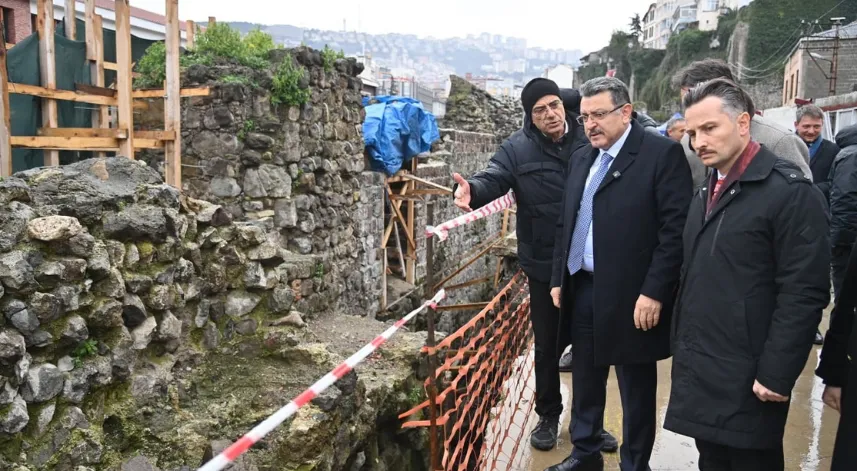 Trabzon’da ilk Açık Hava Arkeopark Müzesi yapımı sürüyor