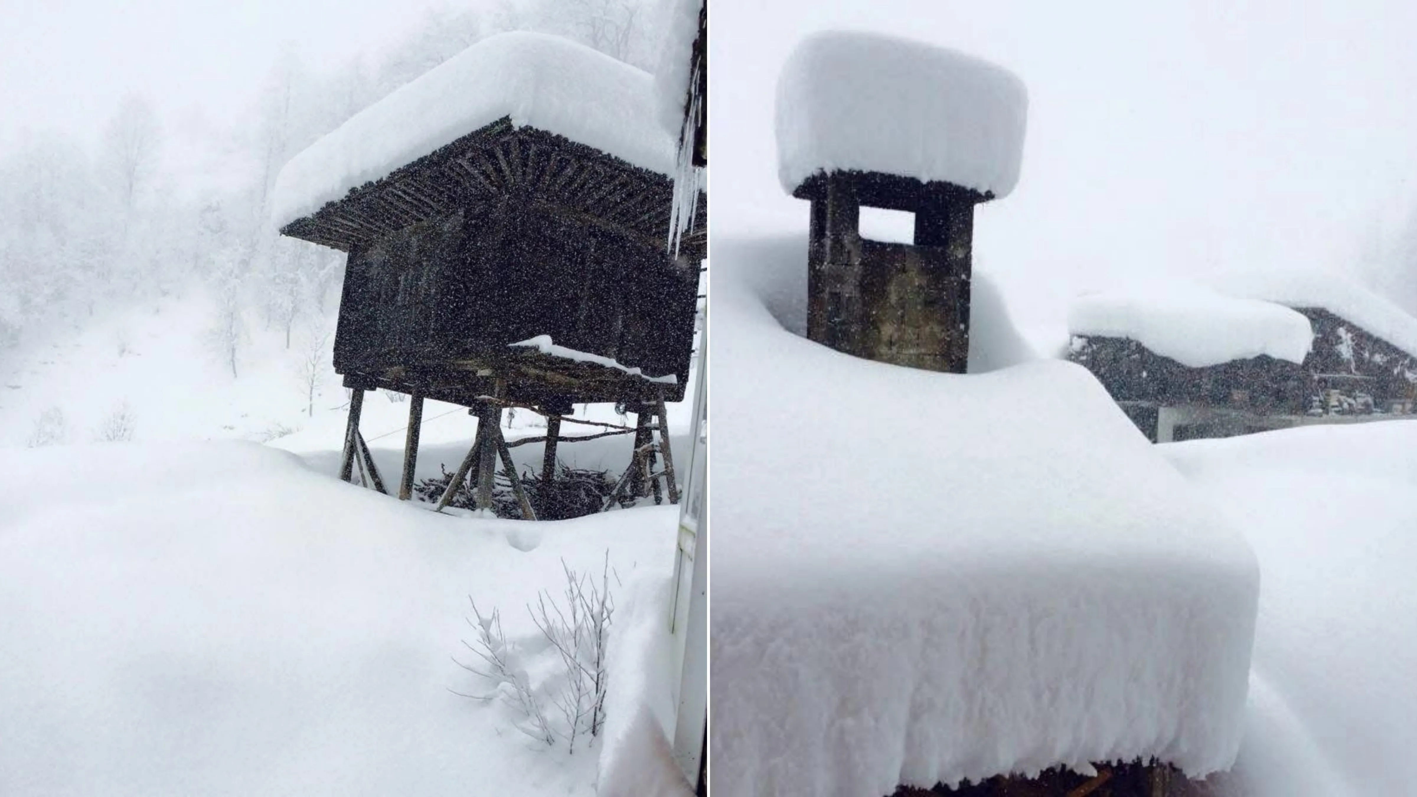 Rize’de kar yağışı yüksek kesimlerde etkisini sürdürüyor