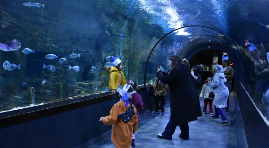 Trabzon Akvaryum geçen yıl 215 bini aşkın ziyaretçi ağırladı