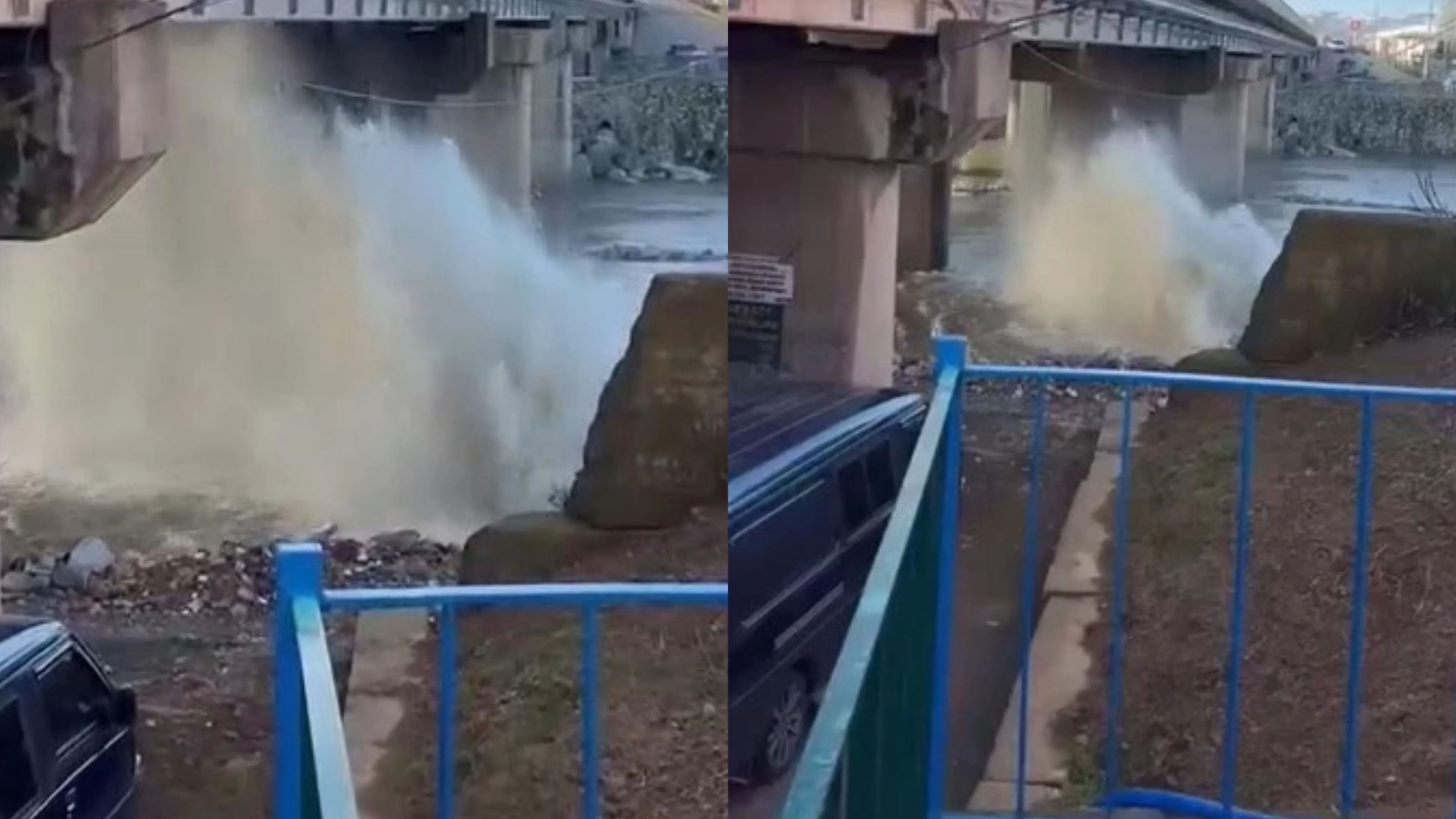 Rize'deki doğal gaz hattında patlama